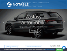Tablet Screenshot of bazar.notable.cz